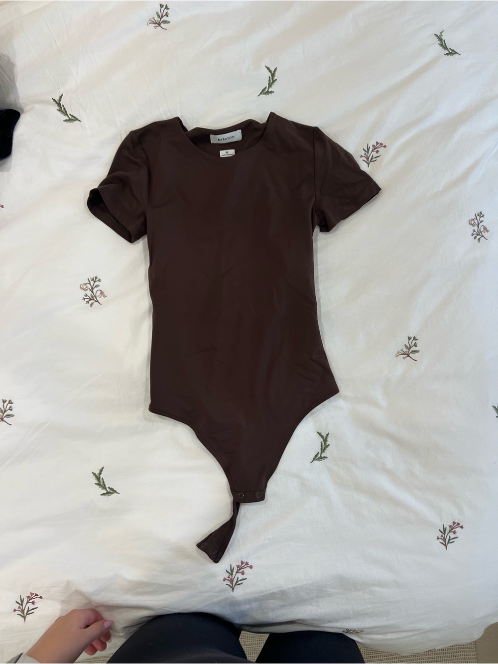 babaton contour short sleeve bodysuit